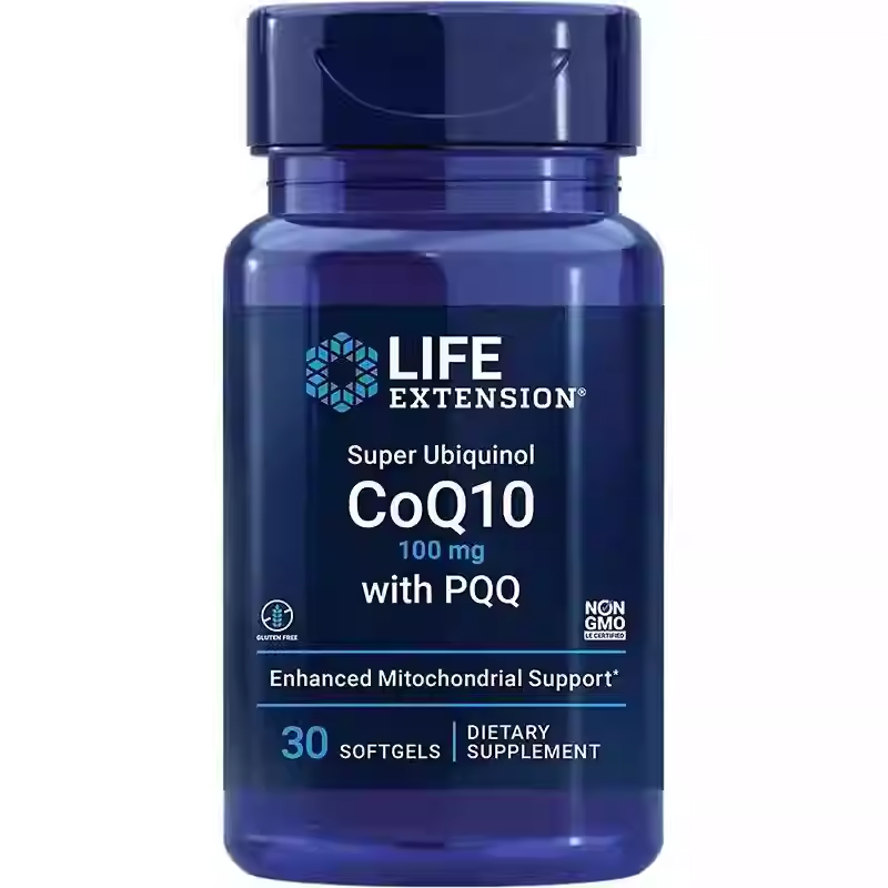 Life Extension Super Ubiquinol CoQ10 100mg PQQ 30 capsules