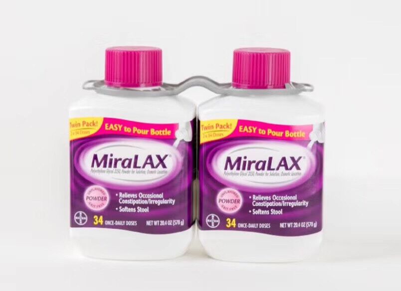 Miralax laxative for children to soften stool and relieve heat in the elderly 578g*2 bottles