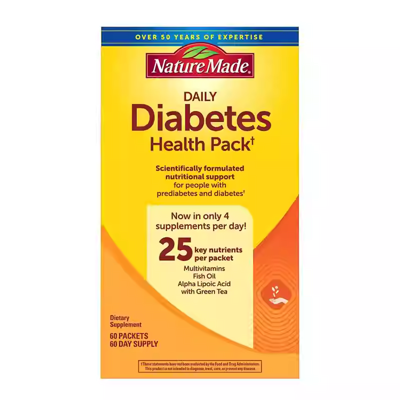 Nature Made Diabetes Health Pack 60 Packs