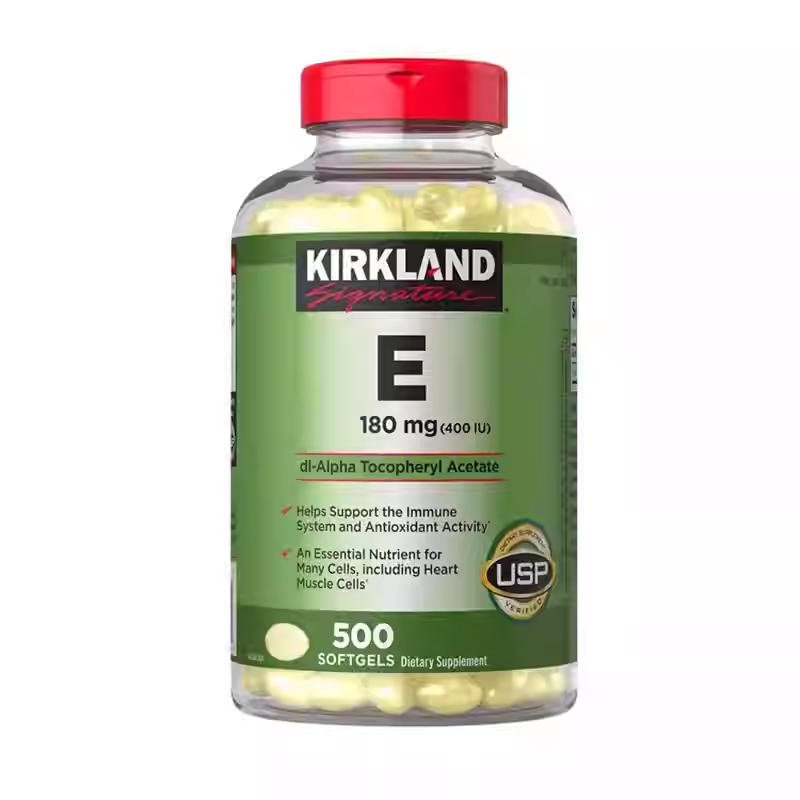 Kirkland Vitamin E Softgels 400 IU 500 capsules Skin and Hair Health
