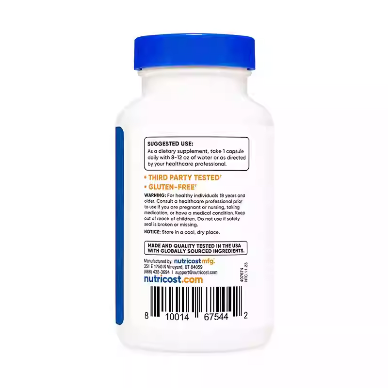 Nutricost Vitamin B2 Vitamin B2 Riboflavin Capsules 400mg 120 Pills