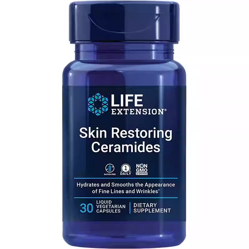 Life Extension Skin Restoring Ceramides; 30 capsules