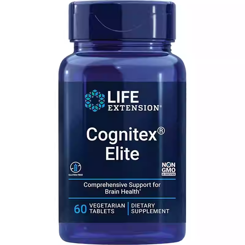 Life Extension Cognitex Elite Brain Health Memory Cognition 60 tablets