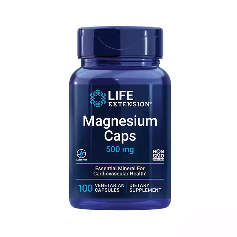 Life Extension Magnesium Magnesium Supplement Citric Acid Magnesium Succinate 100 Count