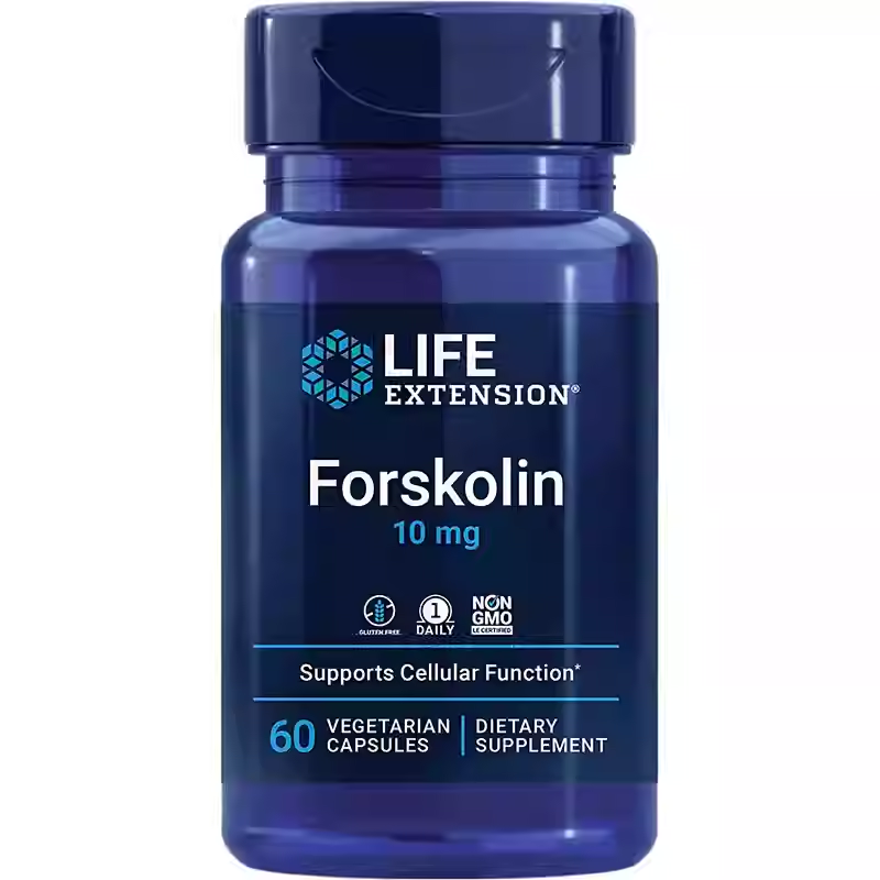 Life Extension Forskolin Coleus forskohlii Fat Metabolism Health 60 tablets