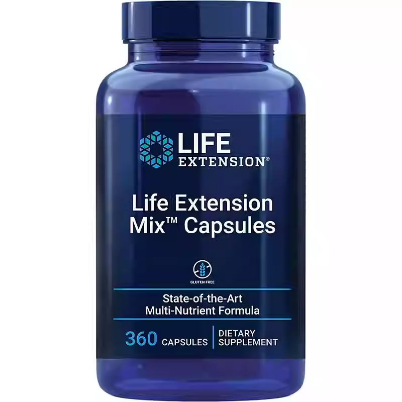 Life Extension Mix Multivitamin and Mineral Capsules 360 Count