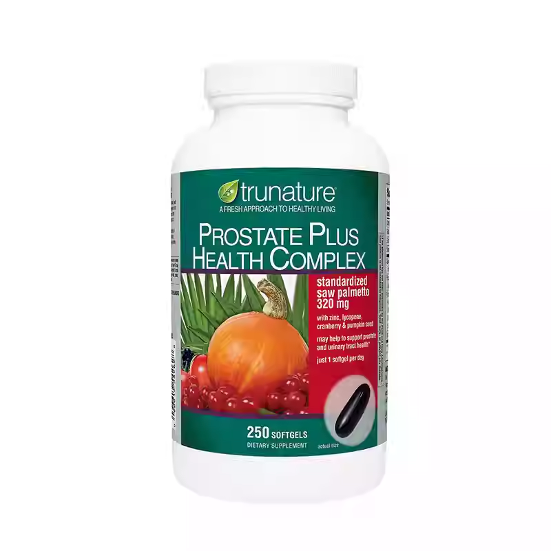 Trunature Prostate Saw Palmetto Extract Men's Prostate Health Supplement 250 Capsules