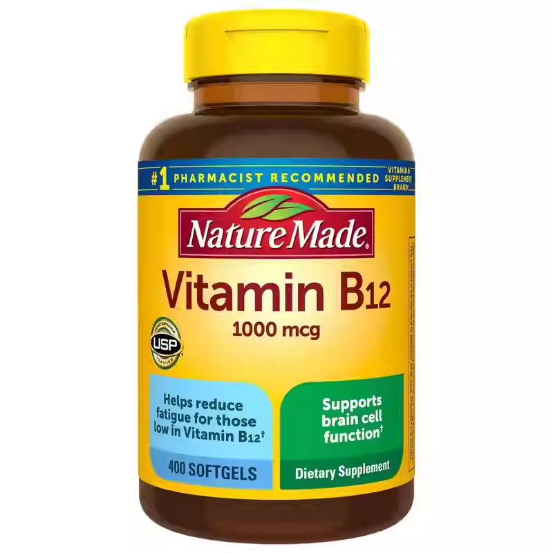 Nature Made Vitamin B12 Stress Relief 1000 mcg Softgels 400 Count