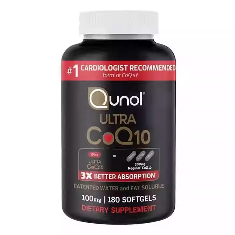 Qunol CoQ10 3x Absorption Ubiquinol 100mg*180 capsules Heart Health