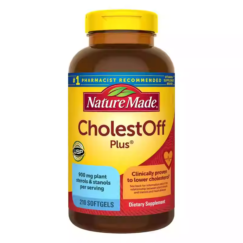 Nature Made Cholest Off Plant Sterols*Bile*Gall*Bladder Capsules 210 Pills