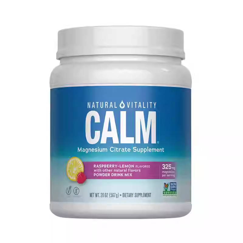 Natural Vitality Calm Magnesium Citrate Magnesium Supplement Drink Powder; Relaxation 567g