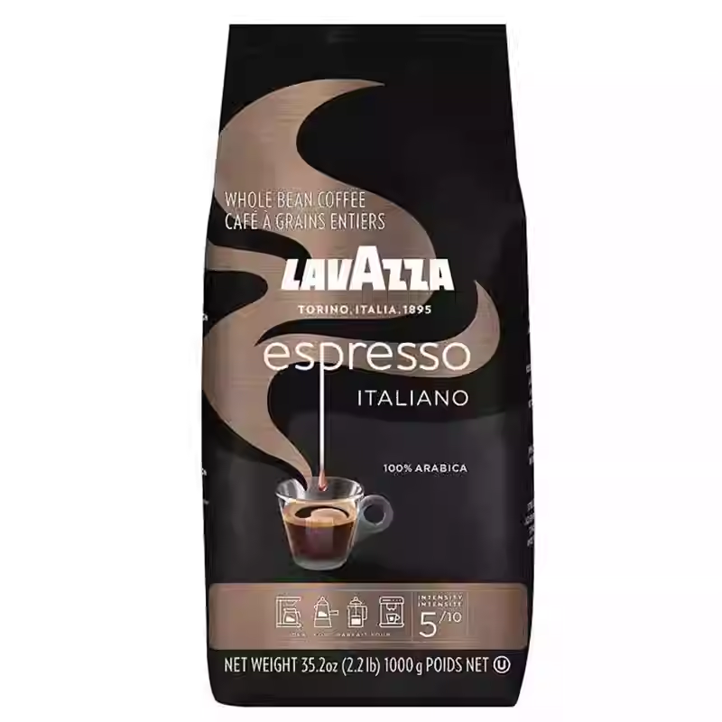 LAVAZZA Espresso Italiano 100% Arabica Coffee Beans 1kg Classic Extra