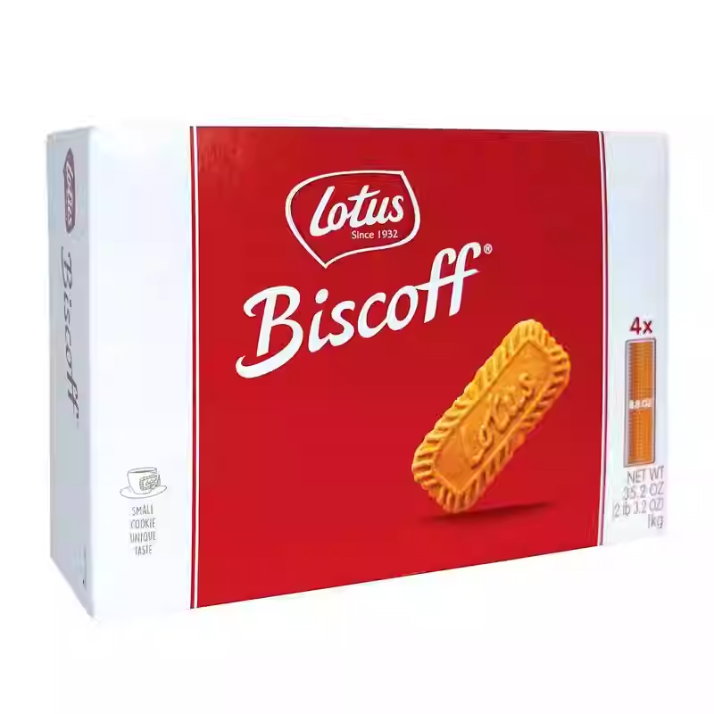 Lotus Biscoff and Qingbinka Sesame Caramel Cookies Belgian Chocolate Coffee Mate 1000g