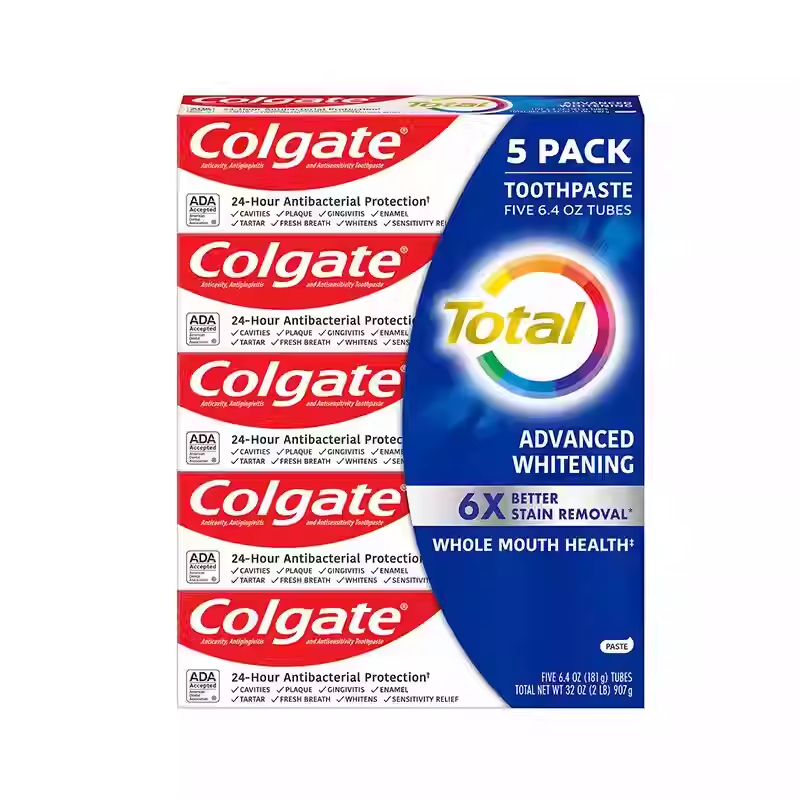 Colgate Fresh Breath Whitening Toothpaste, 181g*5 pack family size