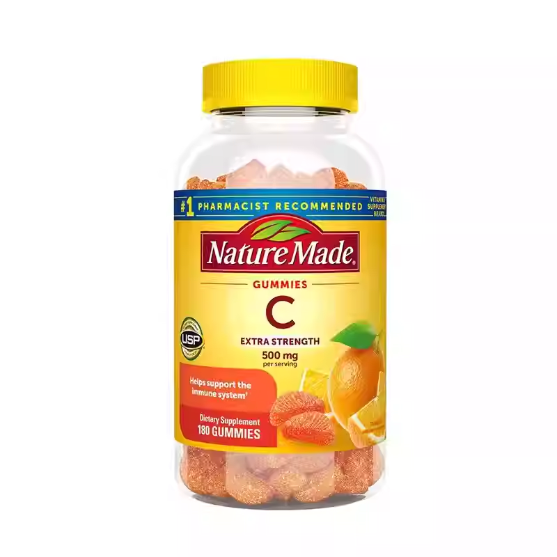 Nature Made Adult Vitamin C 250mg Orange Flavor Gummy 180ct