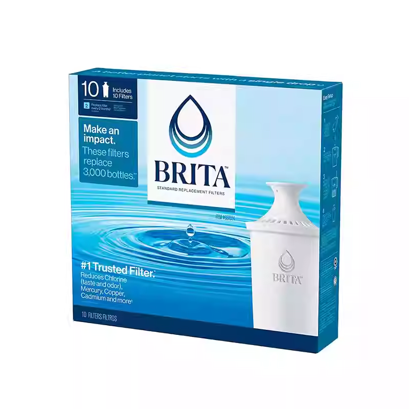 Brita/Brita water filter jug; 10-cup large capacity filter core 10 pieces