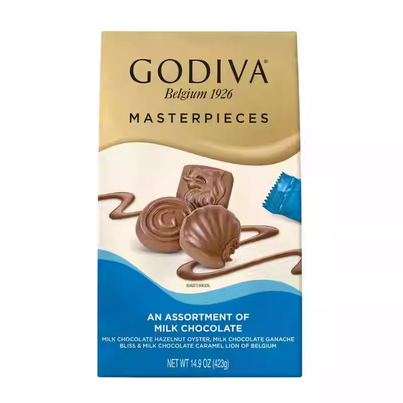 GODIVA/Godiva Caramel Hazelnut Soft Center Filled Milk Chocolate Mix 423g