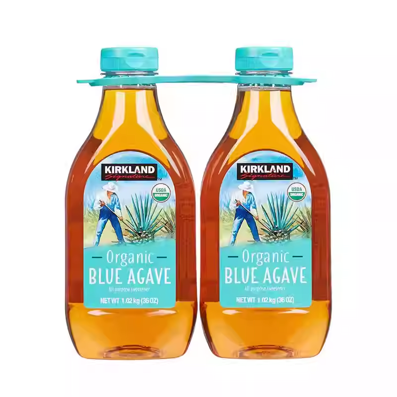 Kirkland Organic Agave Syrup Coffee Sweetener 1.02kg 2 bottles