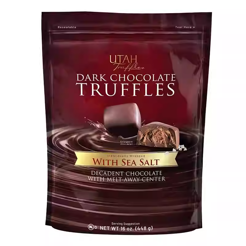 Copper Kettle; Sea Salt Truffle Dark Chocolate Filling; 448g; Individually Wrapped