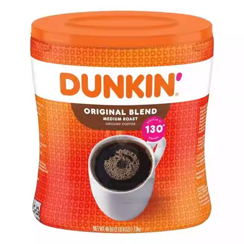 Dunkin' Donuts black coffee powder American original flavor non-instant 1.13kg