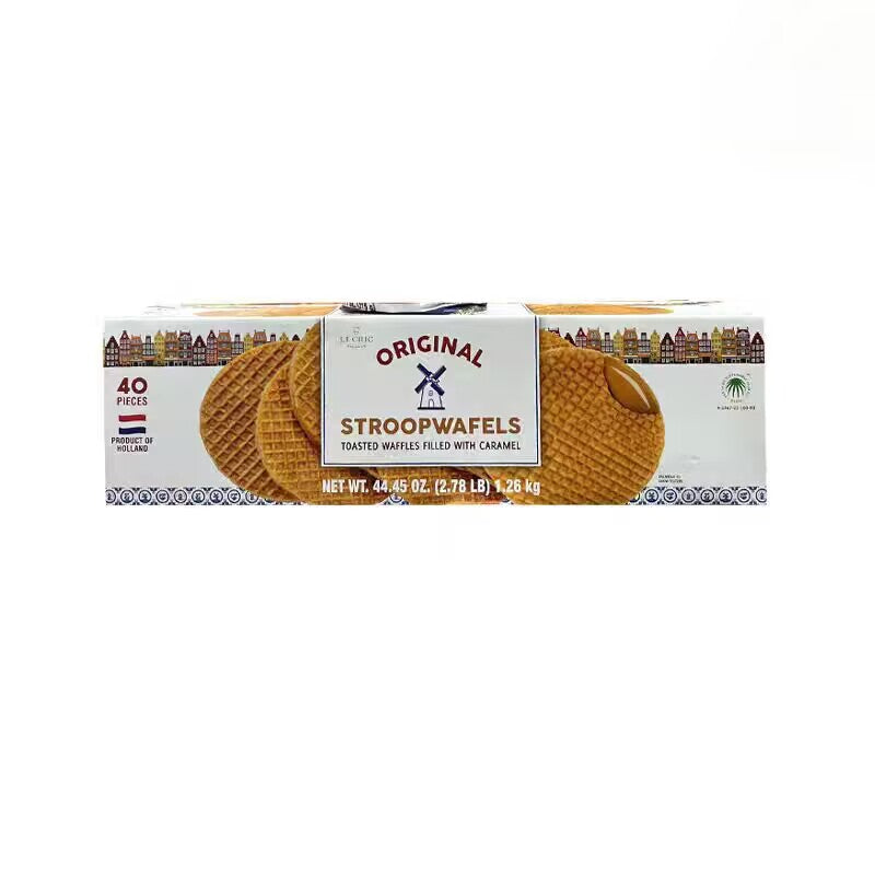 Le Chic Patissier Caramel Filling Waffle Crisp Pancake Breakfast Snack 1260g