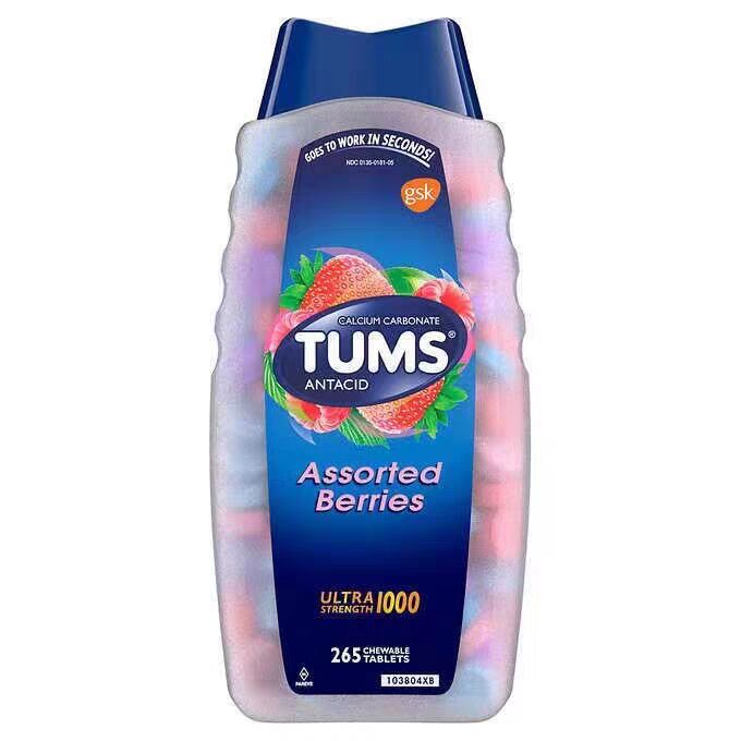 TUMS Ultra1000 Pregnant/Elderly Antacid Chewable Calcium Tablets 1000mg 25 tablets