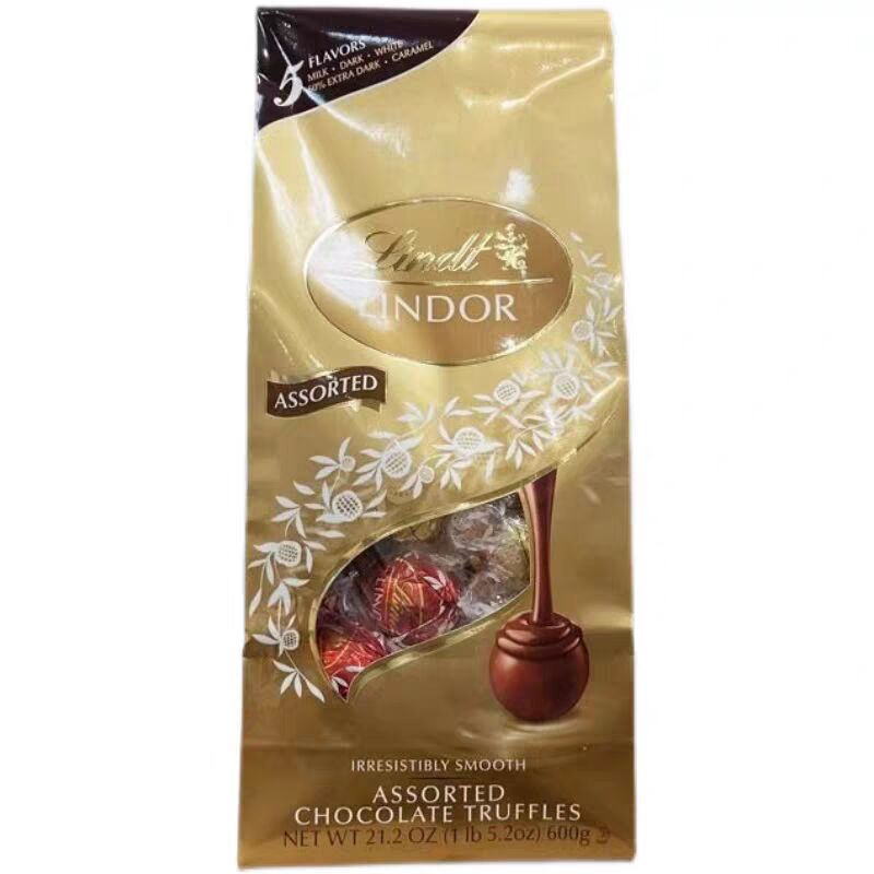 Lindt Lindor Swiss Milk and Dark Chocolate Truffle Mix 600g