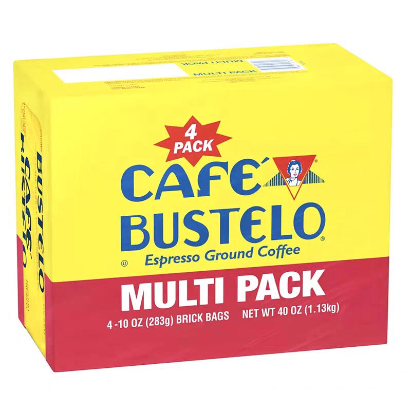 Cafe Bustelo Espresso; Italian espresso coffee powder; rich aroma; 283g*4