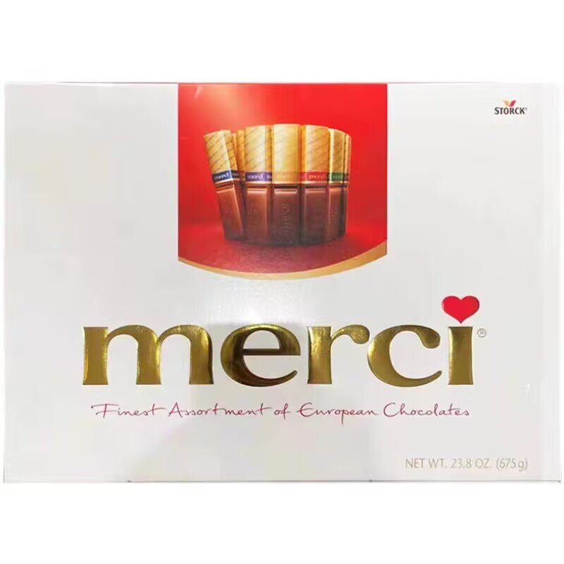 Merci 8 flavors mixed variety almond nuts milk chocolate 675g