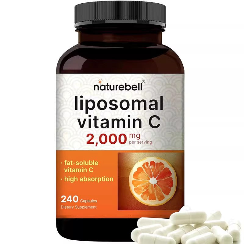 NatureBell Liposomal Vitamin C 2000mg per serving High Absorption Liposomal 240 capsules