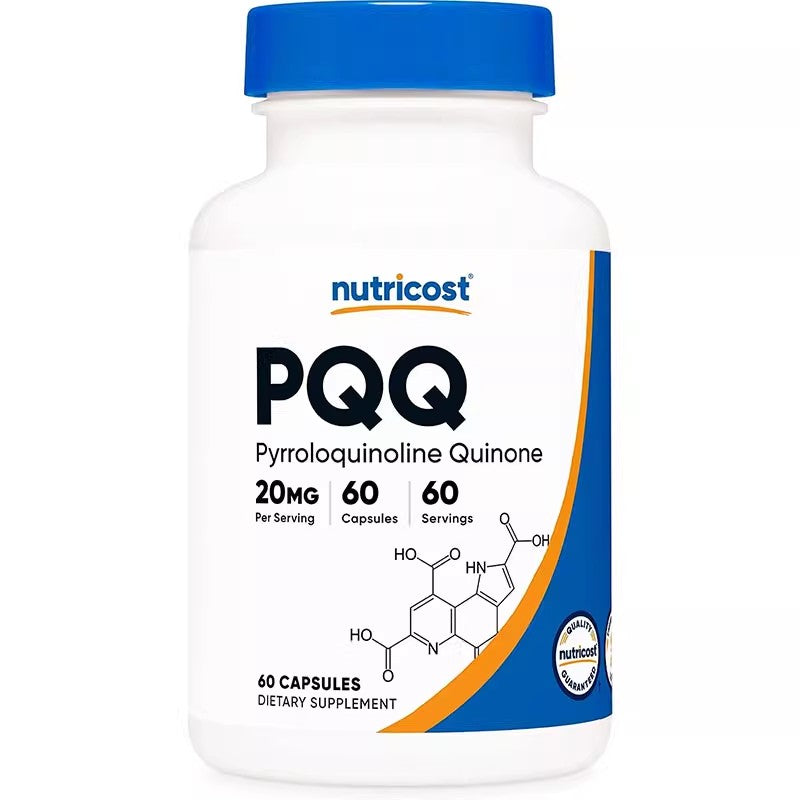 Nutricost PQQ Pyrroloquinoline Quinone 20mg Mitochondrial Function Health Capsules 60