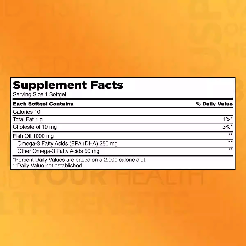 Kirkland fish oil Natural Deep Sea Fish Oil 1000mg 400 capsules