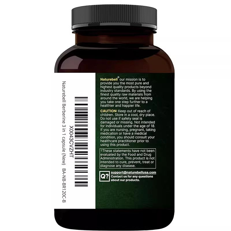 NatureBell Berberine Plus; Glucose; 240 pills