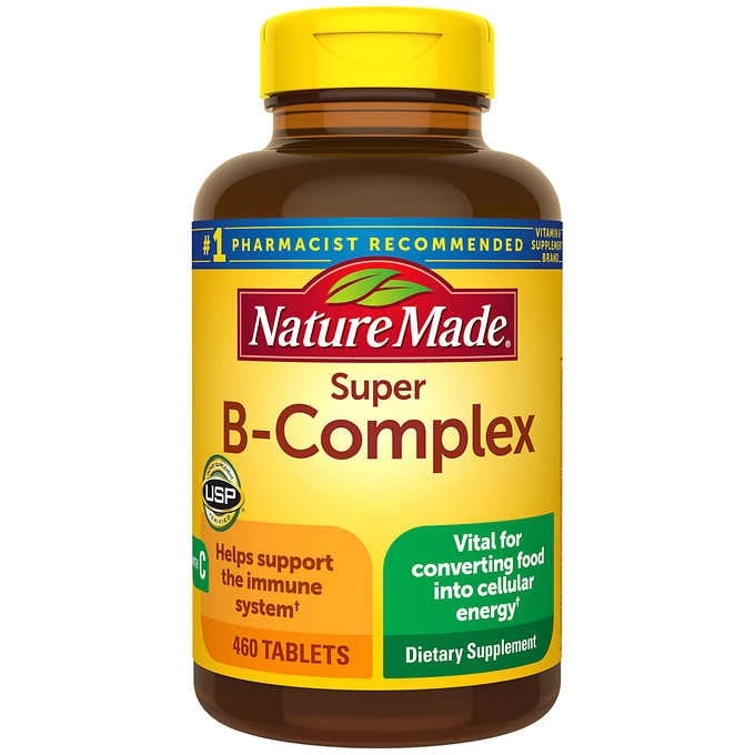 Nature Made VB Complex B Vitamins with Vitamin C Folic Acid 460 tablets