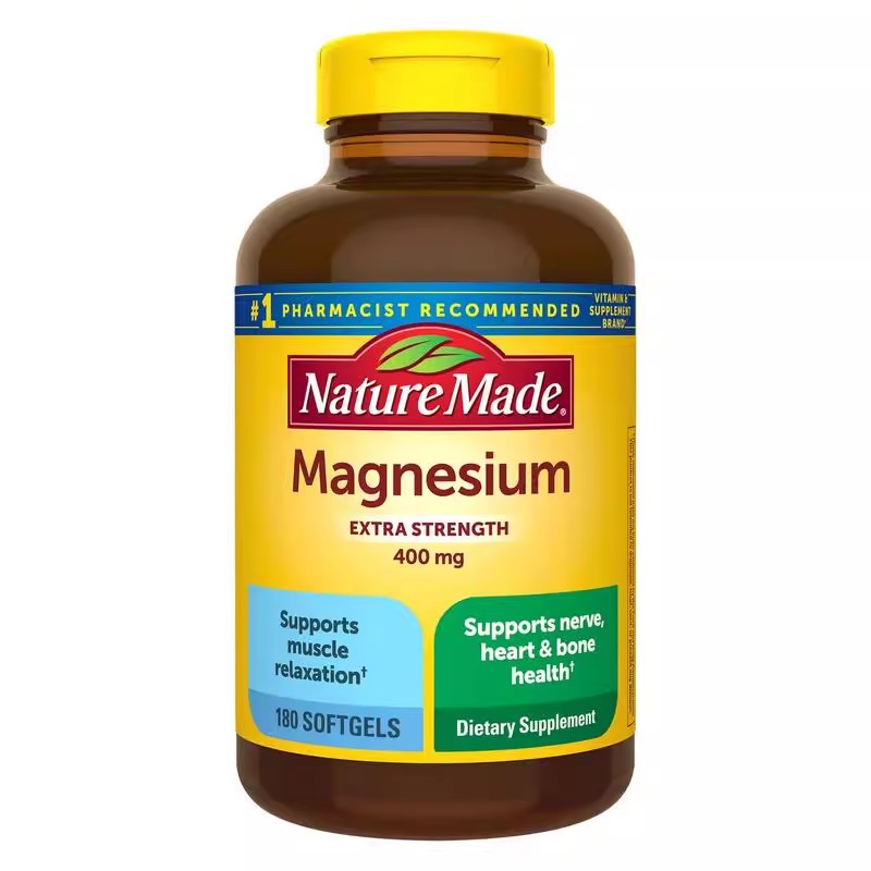 Nature Made Magnesium Magnesium Supplement (with Phosphatidylcholine) 400mg 180 Pills