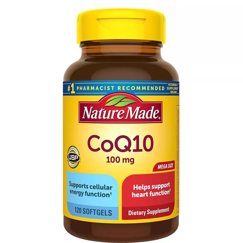 ature Made CoQ10 Softgels 200mg 140ct 100mg 120ct Heart