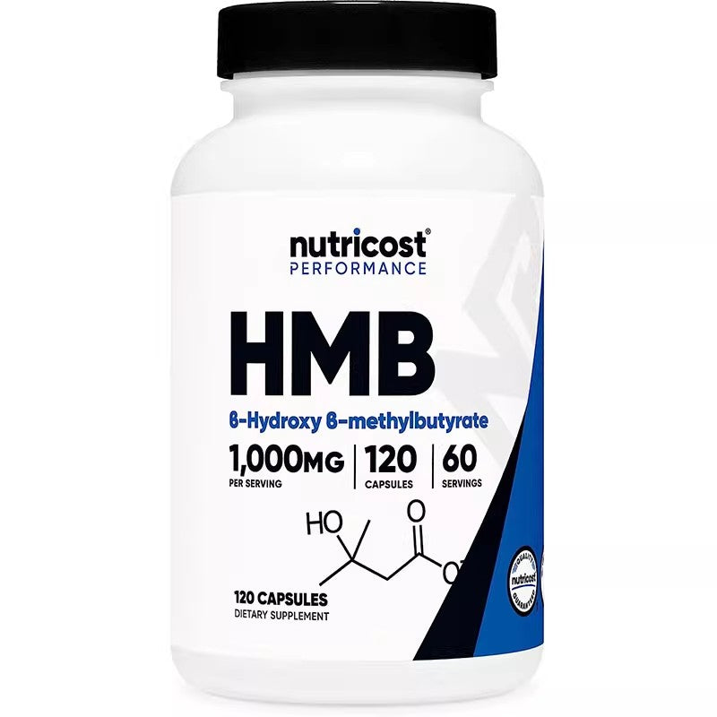 Nutricost HMB beta-hydroxy beta-methylbutyrate calcium capsules 120 capsules fitness muscle gain