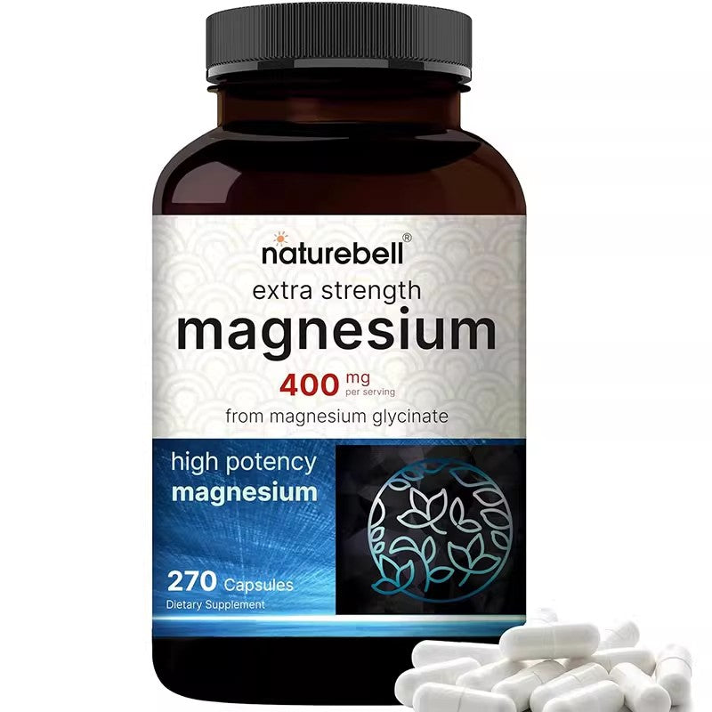 NatureBell Magnesium Glycinate Chelated Magnesium Glycinate 400mg 270 tablets