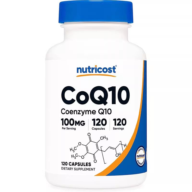 Nutricost CoQ10 Capsules 100mg 120 Count High Absorption Heart Health