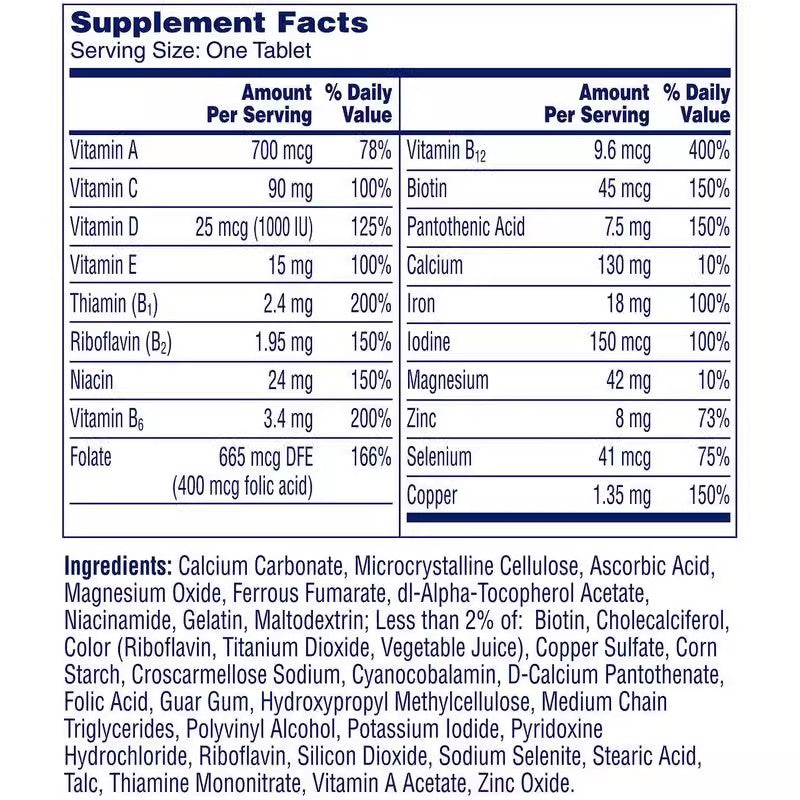 Bayer ONE A Day Adult Women's Multivitamin and Mineral 300 tablets