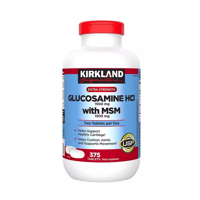 Kirkland Vitamin D3 2000 IU; Glucosamine Sulfate 1500 mg; Chondroitin Sate 800 mg; MSM 375粒