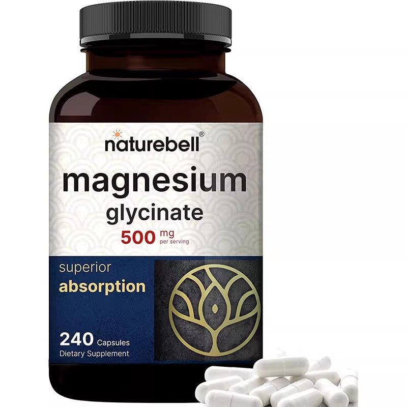 NatureBell Magnesium Glycinate Chelated 500mg 240 tablets