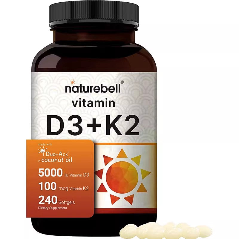 NatureBell vitamin D3 K2 (MK7) Vitamin D3 Bone Health 240 pills