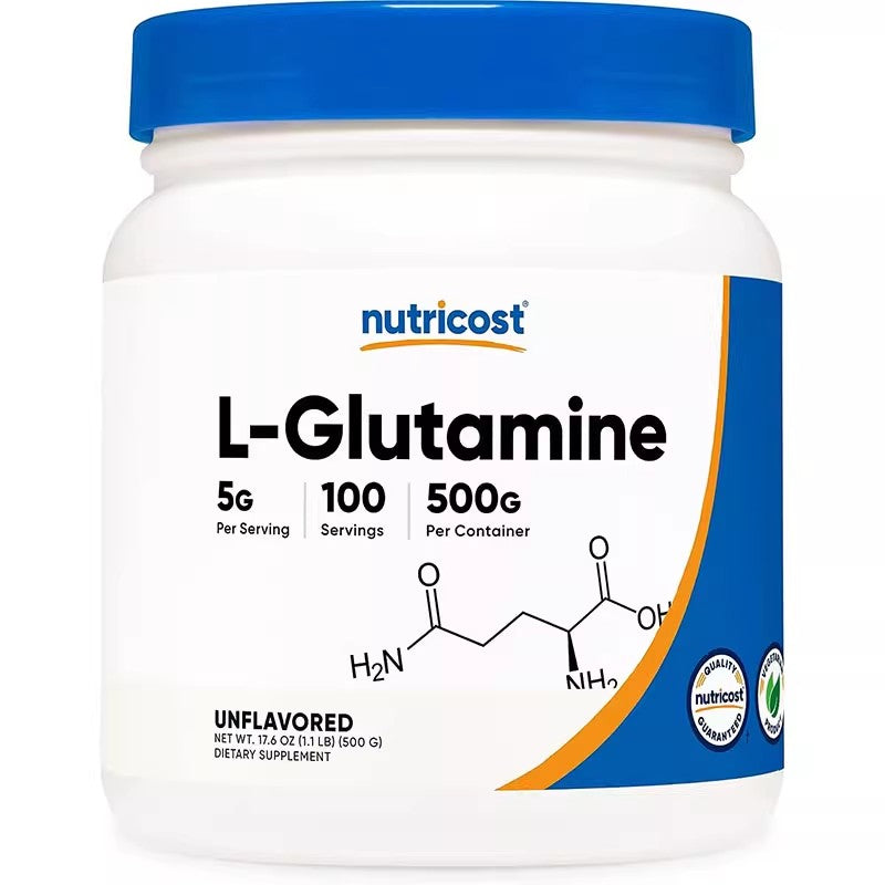 Nutricost L-Glutamine L-Glutamine Powder 500g Metabolic Muscle Health