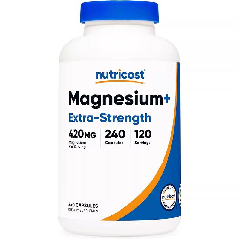 Nutricost Magnesium Magnesium Glycinate 240 Capsules Mood Bone Health