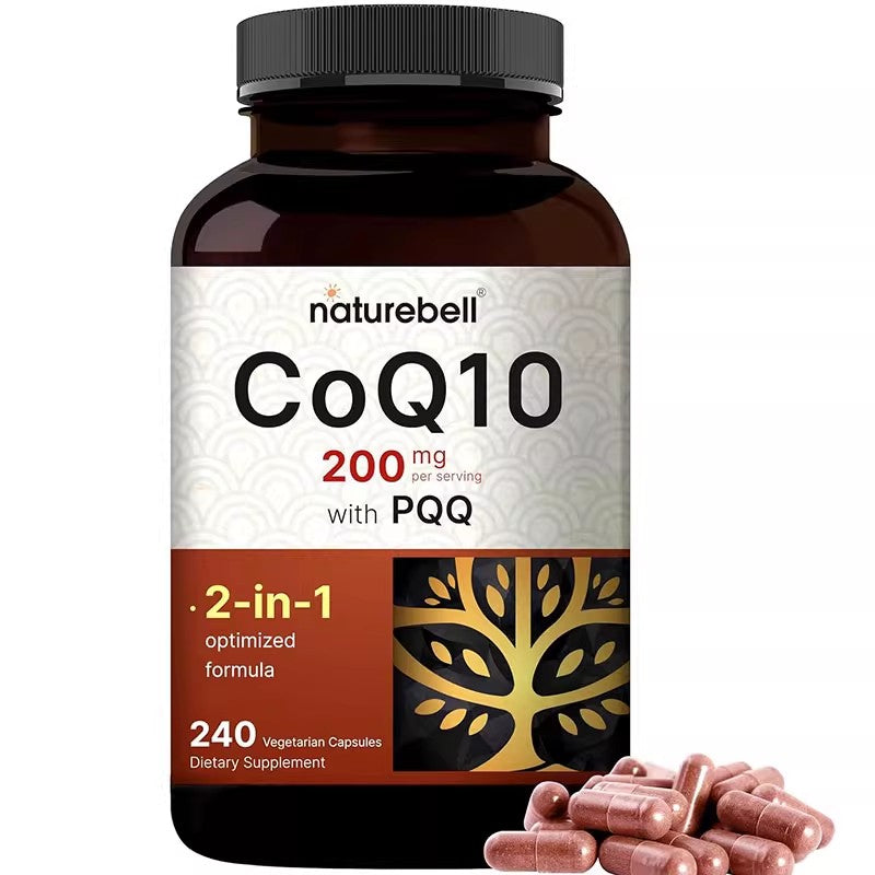 NatureBell CoQ10 Ubiquinol 200mg with PQQ High Absorption Coenzyme Q10 Capsules 24 Pills
