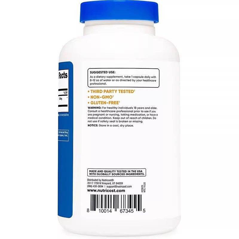 Nutricost Rutin Bioflavonoid Supplement; 500mg, 180 Capsules