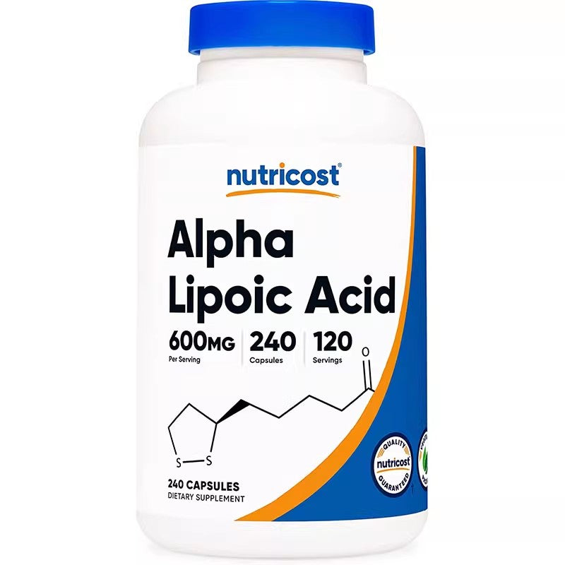 Nutricost Alpha Lipoic Acid sulfur-containing acid capsules 240 capsules