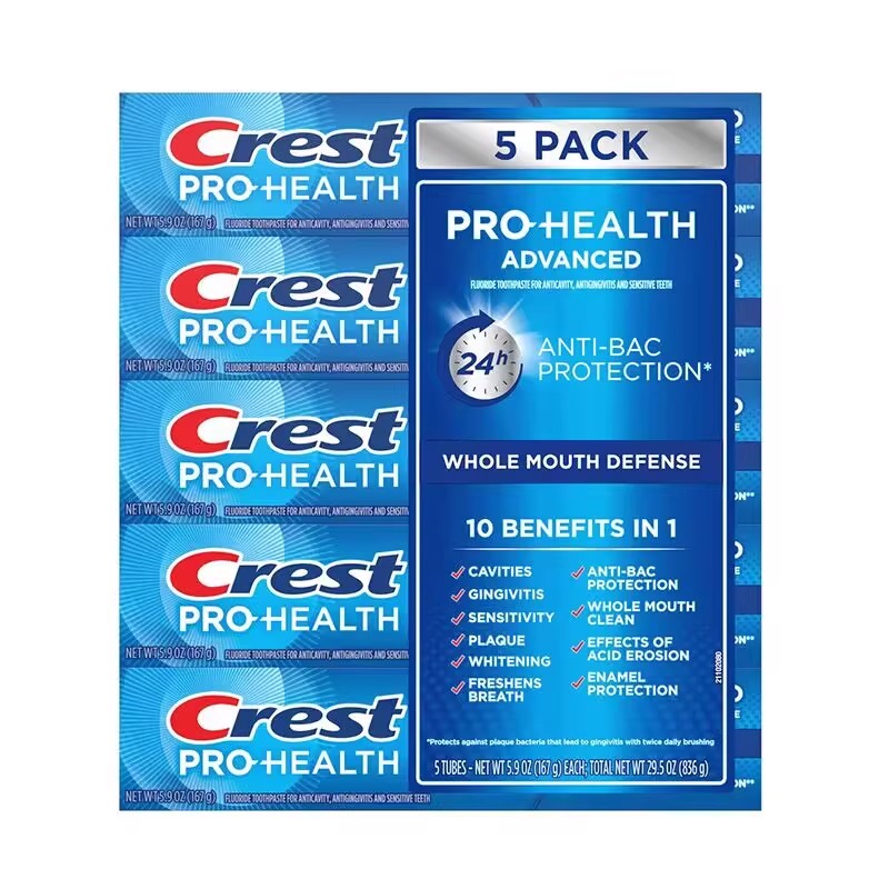 Crest Pro Health Advanced Multi-Protection Sensitive Toothpaste Anti-Cavity 5-pack