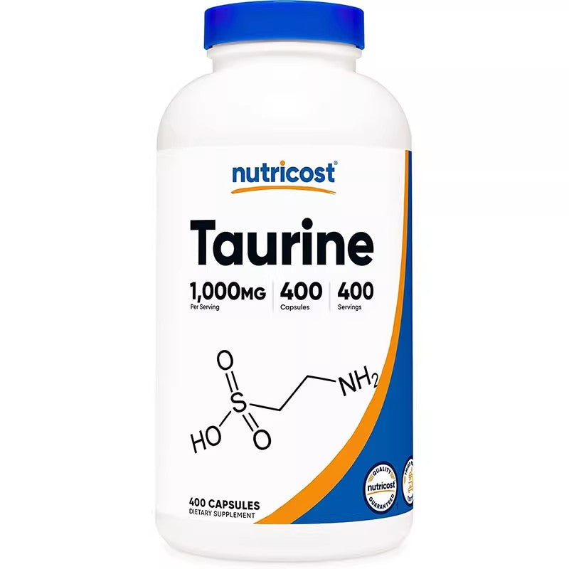 Nutricost Taurine 1000mg 400 capsules Liver Brain Health